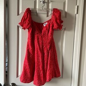 Princess Polly red floral dress